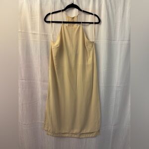 Astr Cream Midi Dress